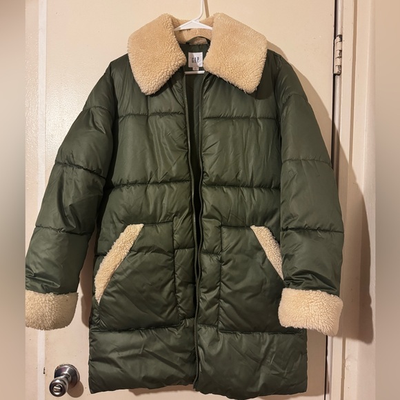 GAP | Cold Control Max Oversized Long Puffer Coat - Picture 1 of 5